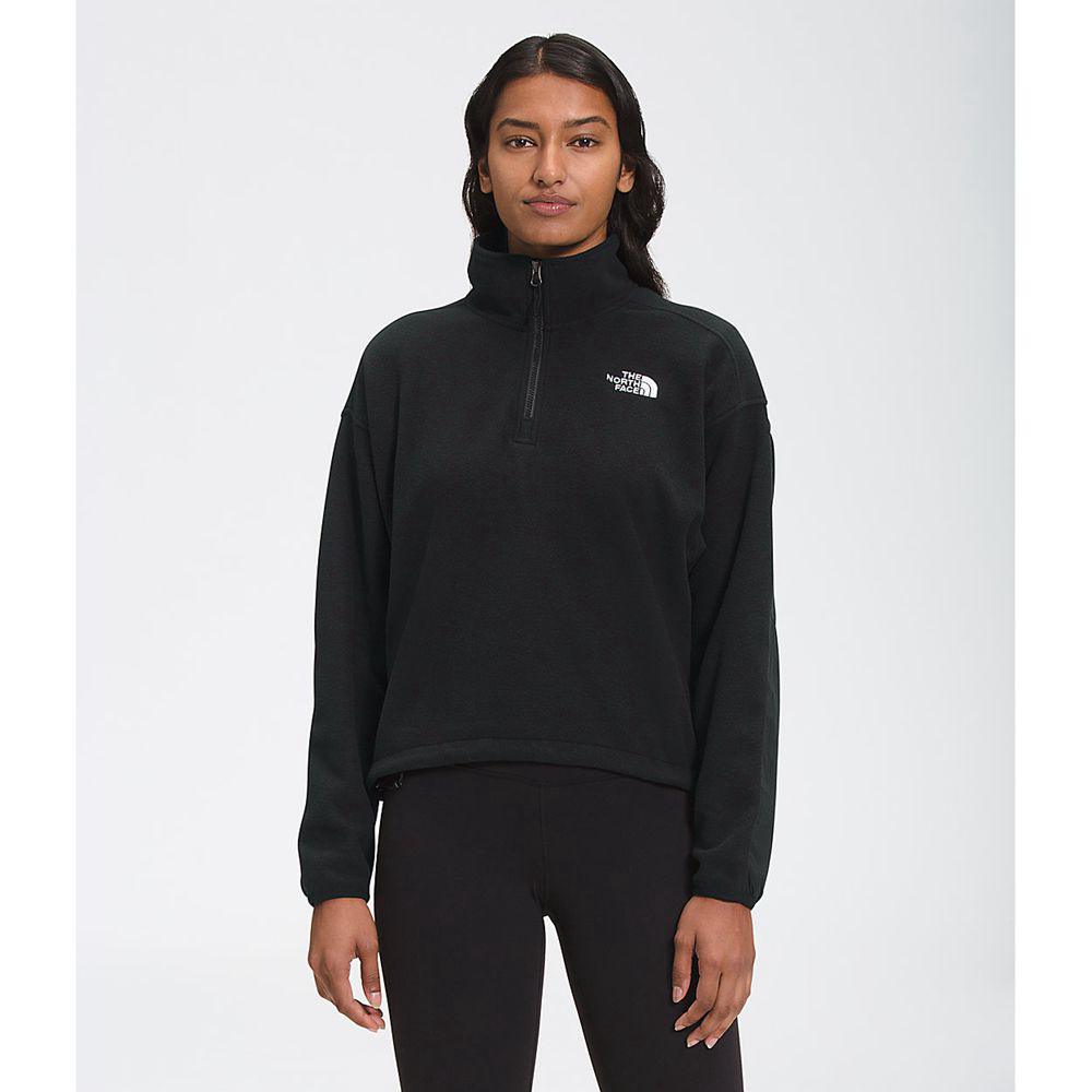The North Face Tka Kataka ¼ Zip Γυναικεια Fleece - Μαυρα (XGCM63981)
